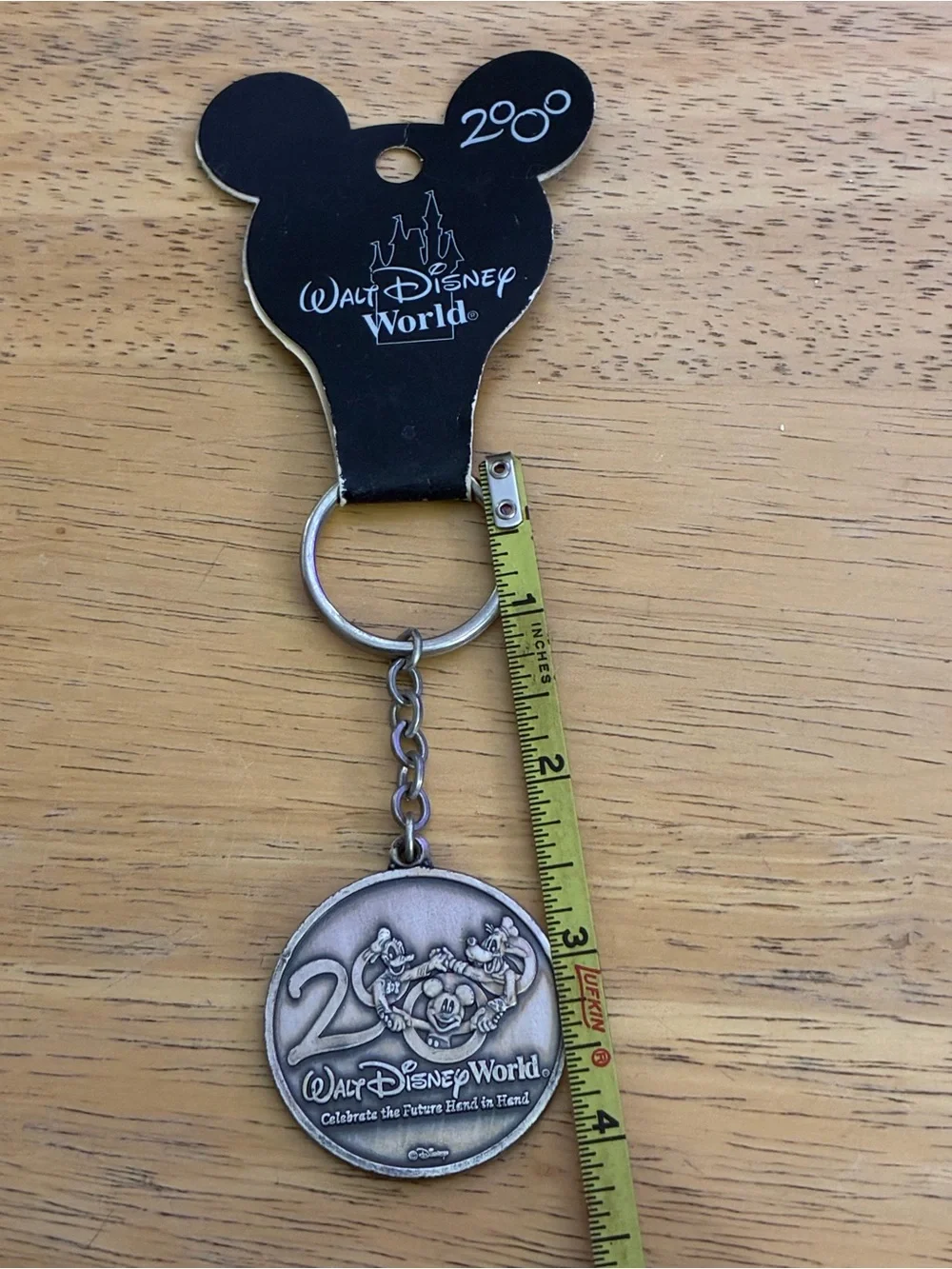 Walt Disney World “ Celebrate the Future Hand in Hand Keychain